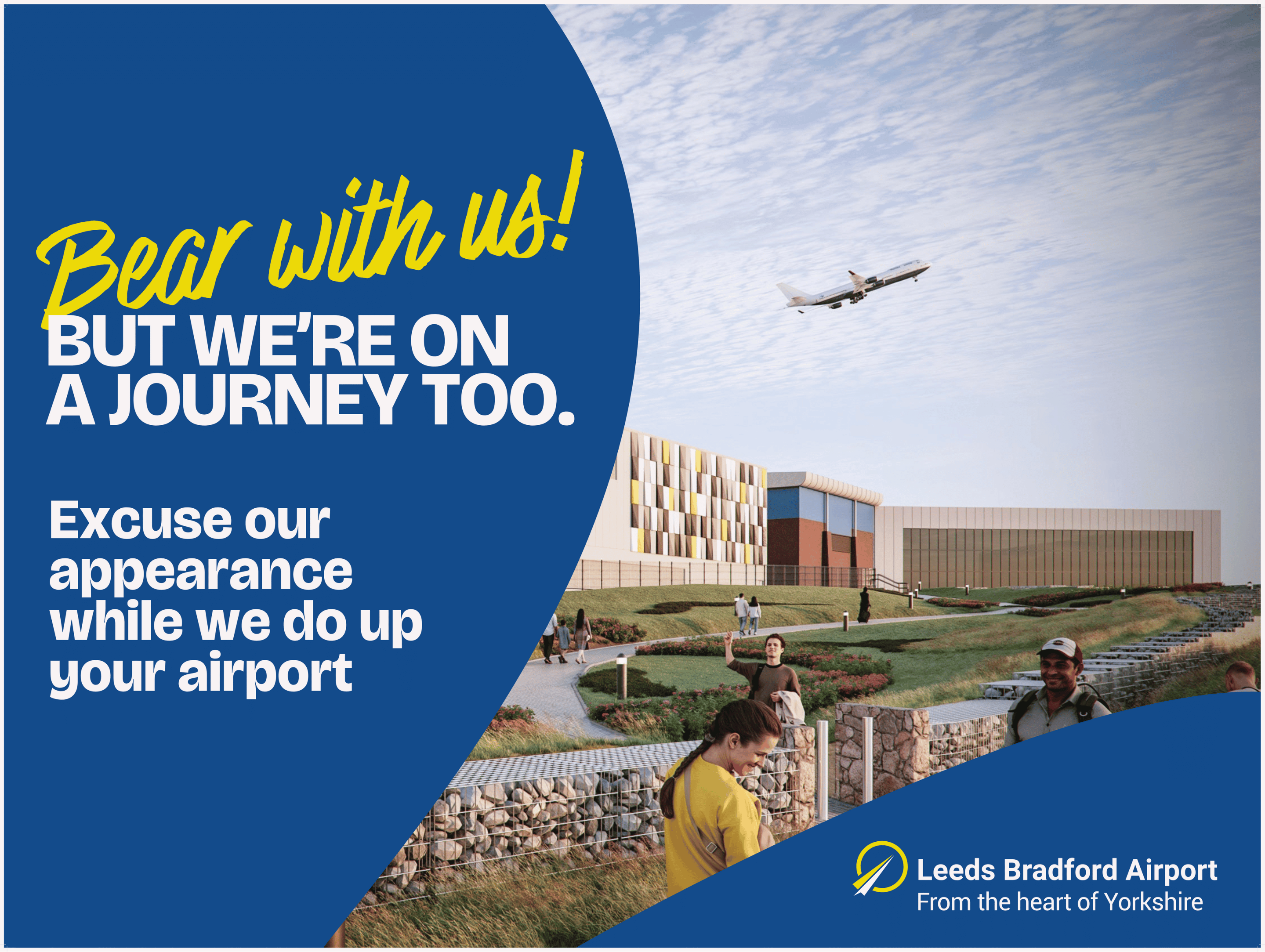 Excuse us whilst we do up your airport