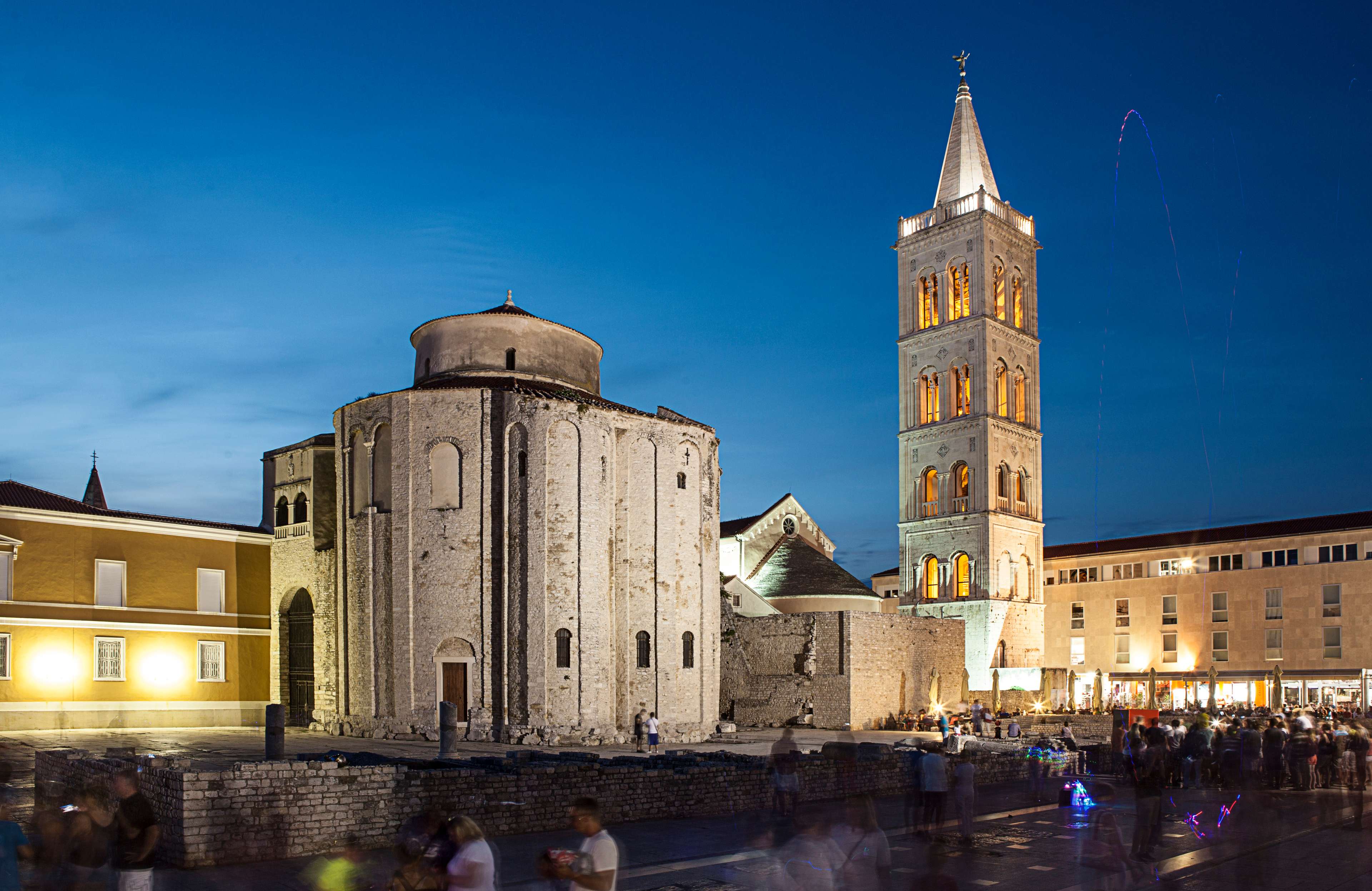 Roman forum and church St. Donata in Zadar, Croatia