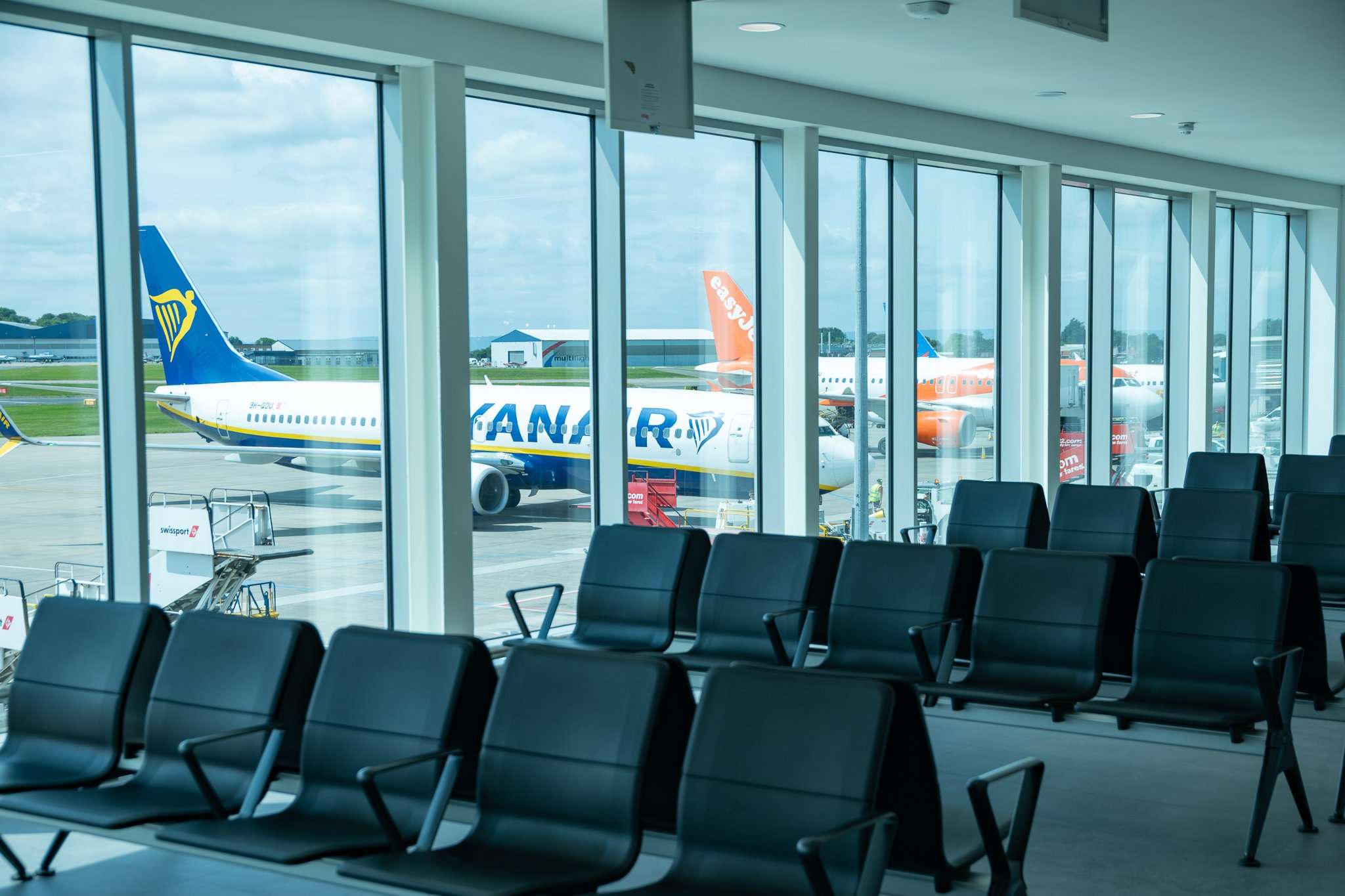 Looking outside new terminal