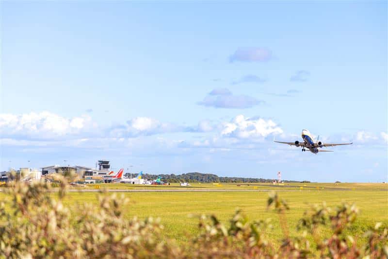 LBA plane taking off