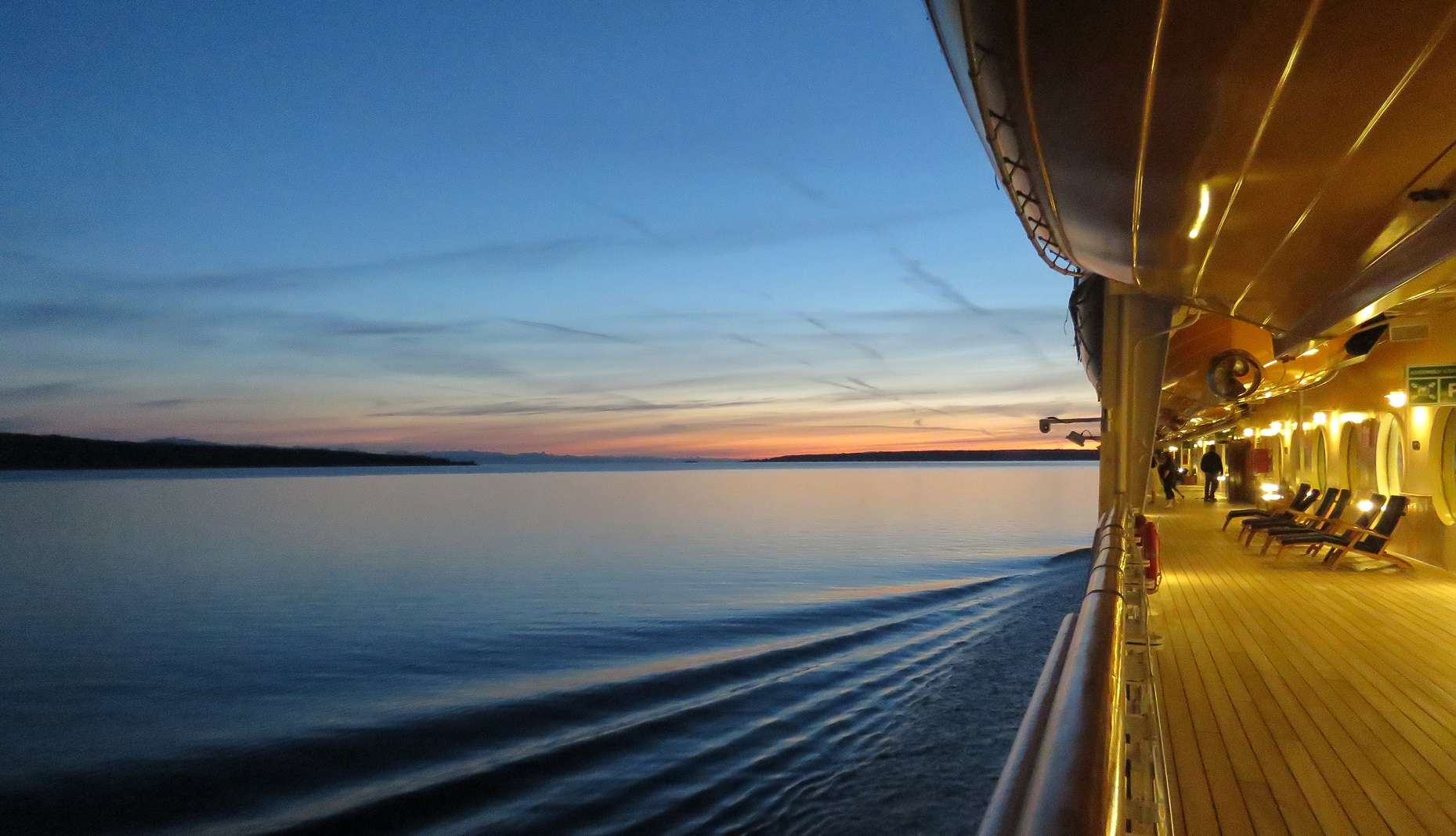 View from a cruise ship