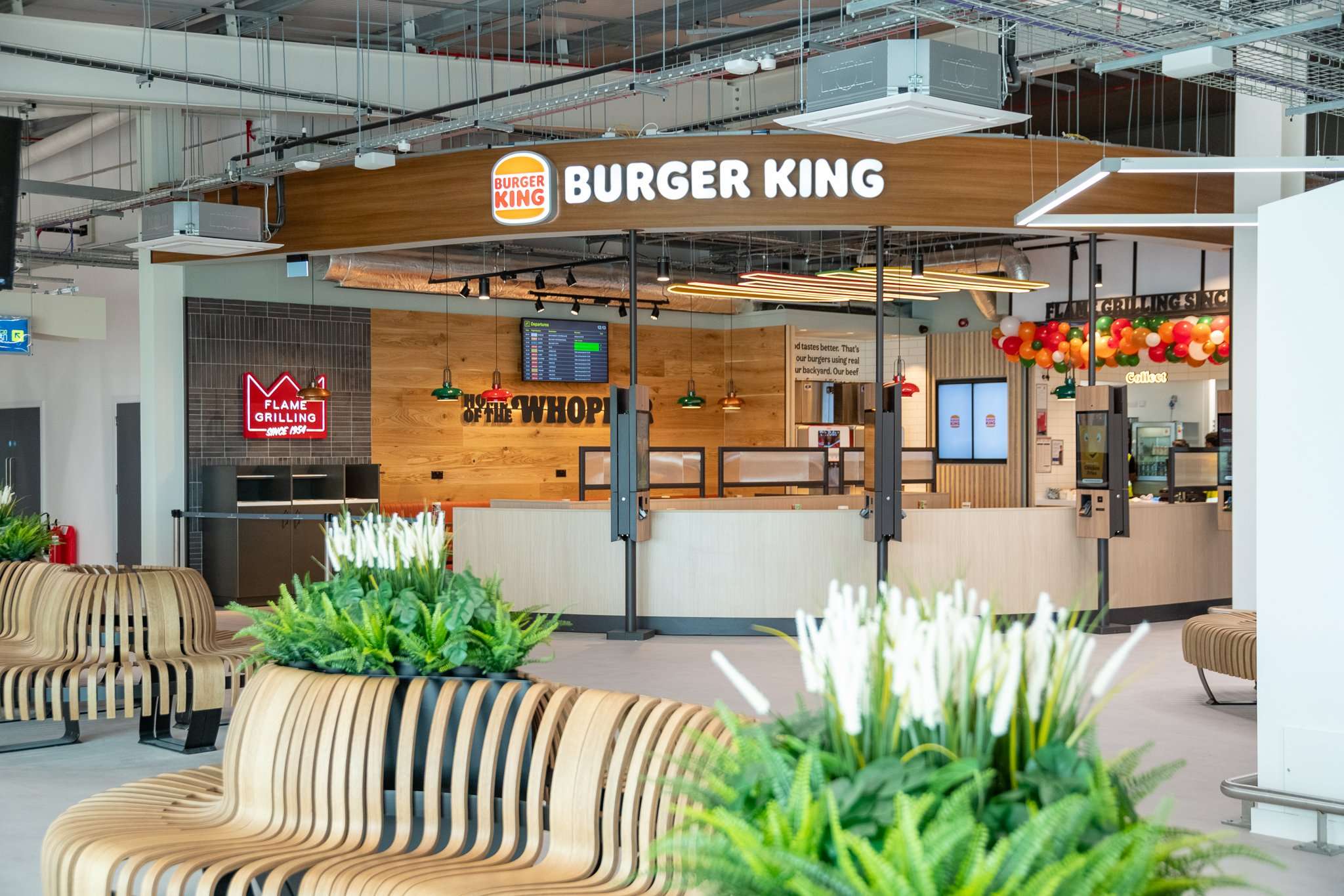 Burger king in terminal